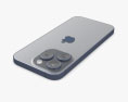 Apple iPhone 15 Pro Blue Titanium Modello 3D