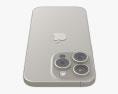 Apple iPhone 15 Pro Natural Titanium 3d model