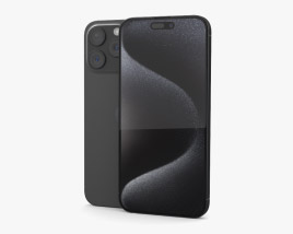 Apple iPhone 15 Pro Max Black Titanium 3D model