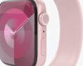 Apple Watch Series 9 41mm Pink Aluminum Case with Solo Loop 3D模型