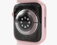 Apple Watch Series 9 41mm Pink Aluminum Case with Solo Loop Modello 3D