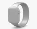 Apple Watch Series 9 41mm Silver Aluminum Case with Solo Loop 3D модель