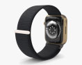 Apple Watch Series 9 41mm Gold Stainless Steel Case with Sport Loop 3D模型