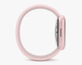 Apple Watch Series 9 45mm Pink Aluminum Case with Solo Loop 3D 모델 