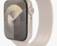 Apple Watch Series 9 45mm Starlight Aluminum Case with Solo Loop 3D модель