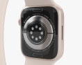 Apple Watch Series 9 45mm Starlight Aluminum Case with Solo Loop 3D-Modell