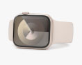 Apple Watch Series 9 45mm Starlight Aluminum Case with Solo Loop 3D модель