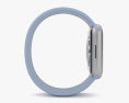Apple Watch Series 9 45mm Silver Aluminum Case with Solo Loop 3D 모델 