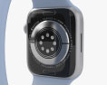 Apple Watch Series 9 45mm Silver Aluminum Case with Solo Loop 3Dモデル