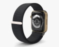 Apple Watch Series 9 45mm Gold Stainless Steel Case with Sport Loop Modelo 3D