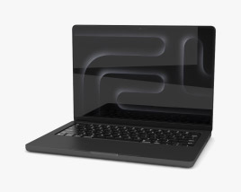Apple MacBook Pro 2023 14 inch Space Black 3Dモデル