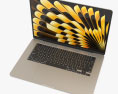 Apple MacBook Air 15 inch M3 2024 Starlight 3Dモデル