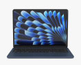 Apple MacBook Air 13 inch M3 2024 Midnight 3D 모델 