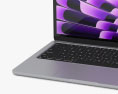 Apple MacBook Air 13 inch M3 2024 Space Gray 3D-Modell