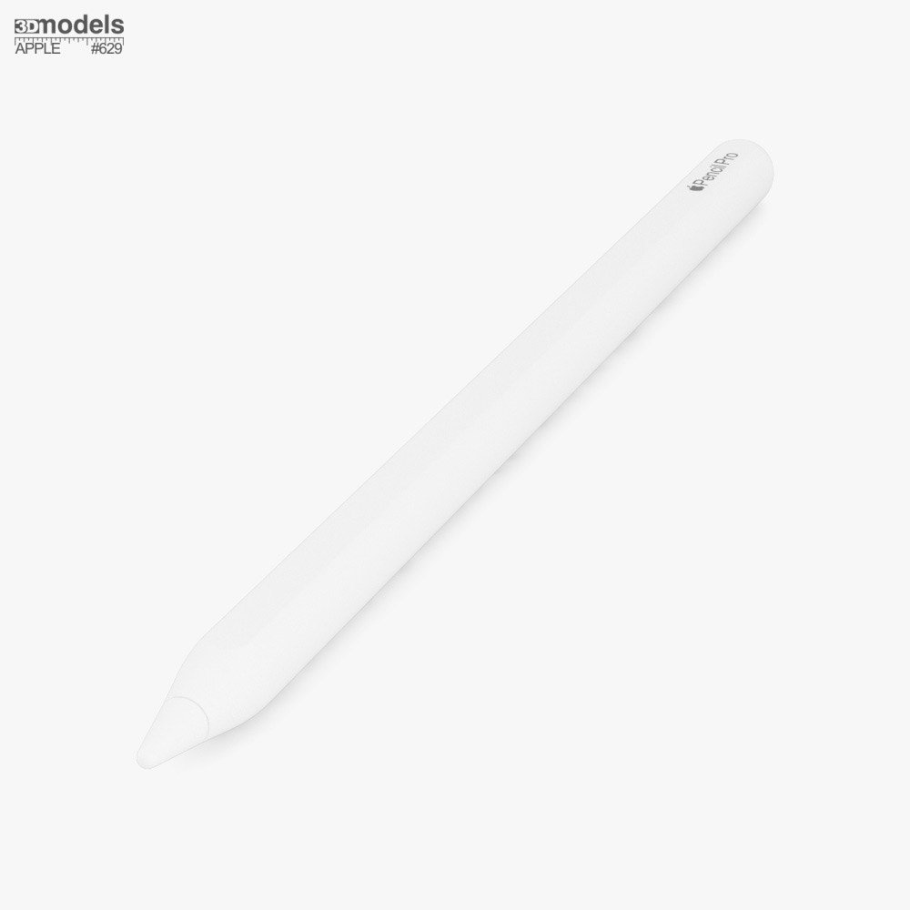 Apple Pencil Pro 2024 3D 모델 