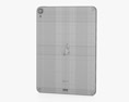 Apple iPad Air M2 11-inch (2024) Blue 3D 모델 