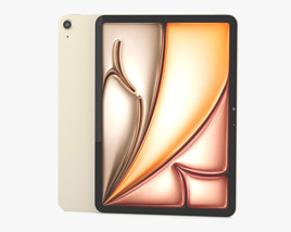 Apple iPad Air M2 11-inch (2024) Starlight 3D модель