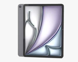 Apple iPad Air M2 13-inch (2024) Space Gray Modelo 3D