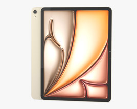 Apple iPad Air M2 13-inch (2024) Starlight 3D model