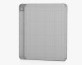 Apple iPad Pro M4 2024 13 inch Silver 3Dモデル
