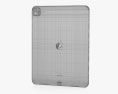 Apple iPad Pro M4 2024 13 inch Silver 3D 모델 