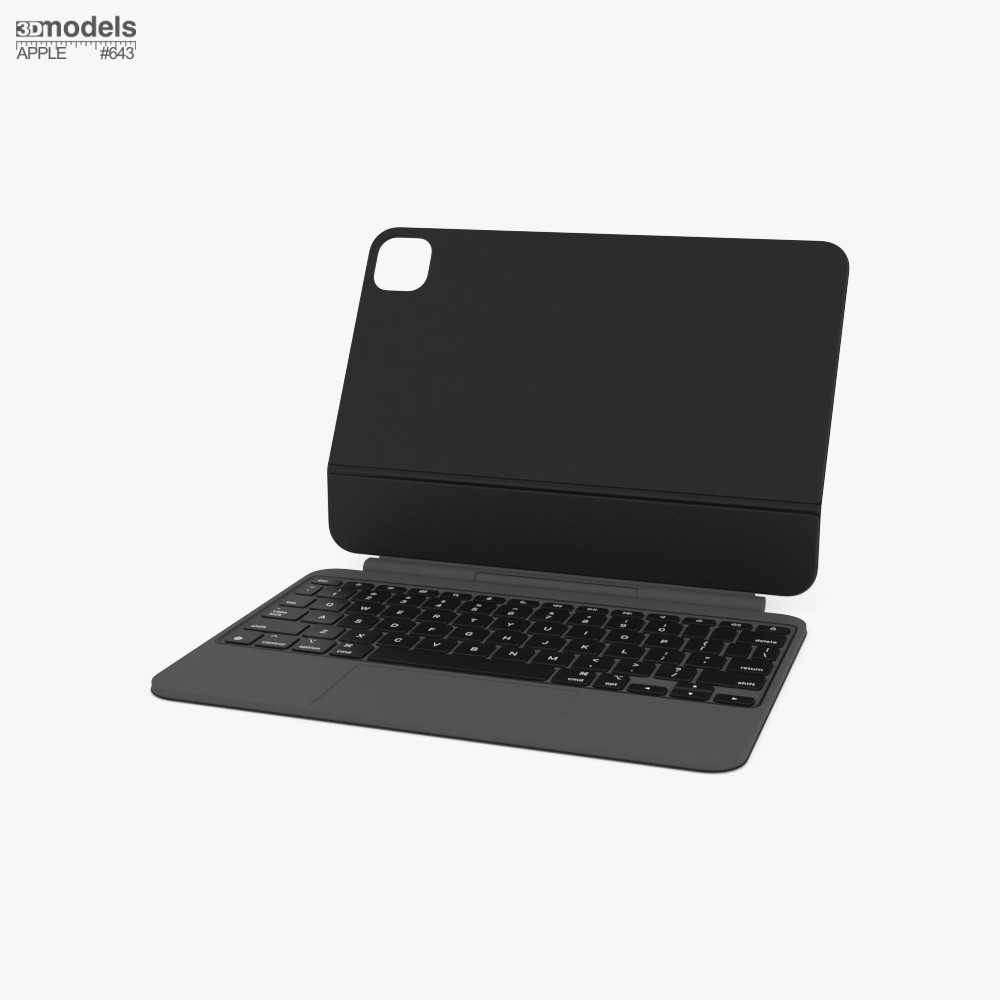 Apple Magic Keyboard 2024 Black 3D-Modell