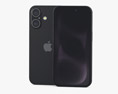Apple iPhone 16 Black 3D模型