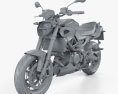 Aprilia Shiver 900 2020 3D модель clay render