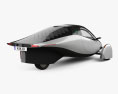 Aptera Solar EV 2024 Modello 3D vista posteriore