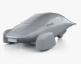Aptera Solar EV 2024 3d model clay render