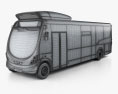 Arriva Milton Keynes Electric Bus 2014 3d model wire render