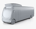 Arriva Milton Keynes Electric Bus 2014 3d model clay render