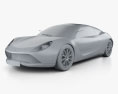Artega Scalo Superelletra 2020 3d model clay render