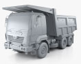 Ashok Leyland U-2523 T Tipper Truck 2015 Modelo 3D clay render