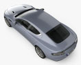 Aston Martin Rapide 2010 3D модель top view