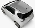 Aston Martin Cygnet 2015 3D-Modell Draufsicht