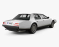 Aston Martin Lagonda 1985 3D-Modell Rückansicht