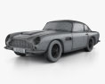 Aston Martin DB6 1965 3D 모델  wire render