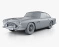 Aston Martin DB4 1958 3D модель clay render
