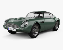 3D model of Aston Martin DB4 GT Zagato 1960