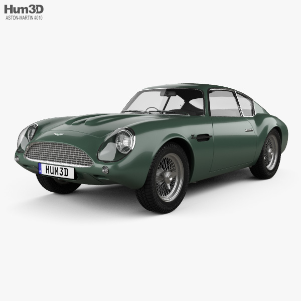 Aston Martin DB4 GT Zagato 1960 3D model