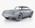 Aston Martin DB4 GT Zagato 1960 3D模型 clay render