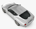 Aston Martin DB7 GT Zagato 2004 3d model top view