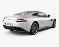 Aston Martin Vanquish 2015 3D-Modell Rückansicht
