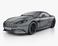 Aston Martin Vanquish 2015 Modello 3D wire render