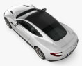 Aston Martin Vanquish 2015 3D-Modell Draufsicht