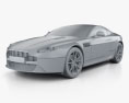 Aston Martin V8 Vantage 2014 3d model clay render