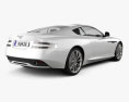Aston Martin DB9 2015 3Dモデル 後ろ姿