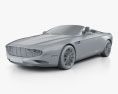 Aston Martin DB9 Spyder Zagato Centennial 2016 3d model clay render