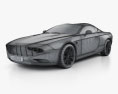 Aston Martin DB9 Coupe Zagato Centennial 2016 Modello 3D wire render